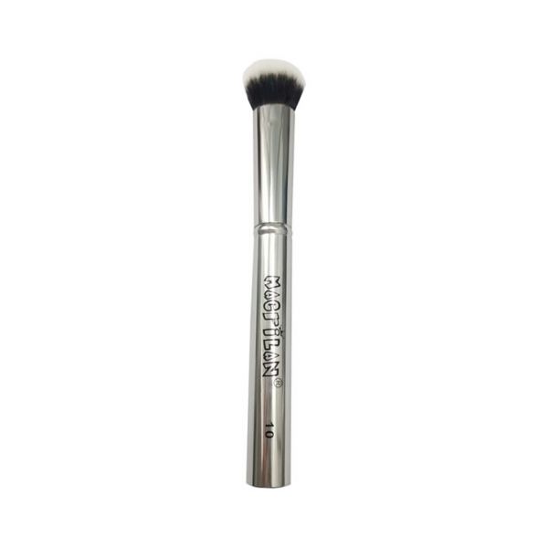 S-10 Pincel Profissional para Pó e Iluminador - Linha Silver - Macrilan
