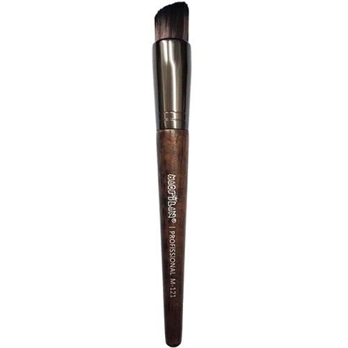 M121 Pincel Profissional para Base Kabuki Chanfrado - Linha Madeira - Macrilan